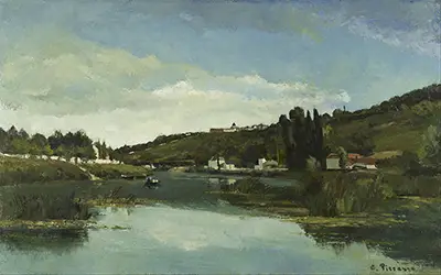 The Marne at Chennevières Camille Pissarro